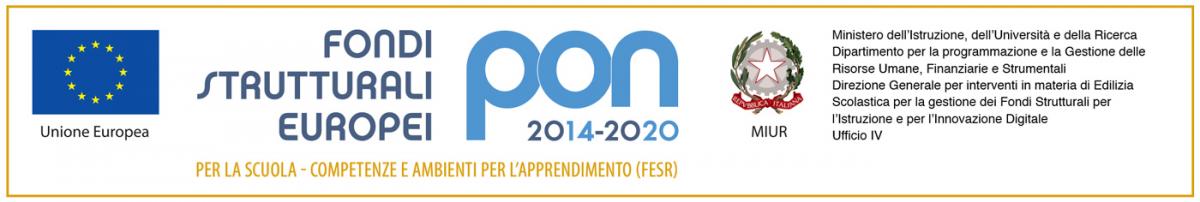 PON - Fondi strutturali europei 2014 - 2020